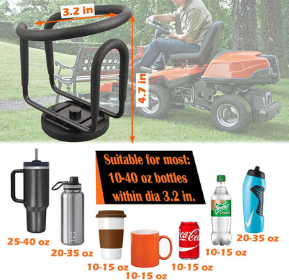 1 Pack Magnetic Cup Holder Magnetic Drink Holder Heavy Duty，Magnet Truck Cup Holders, Strong Magnet Mount Water Bottle Holders for Tractor Fridge Yacht RV Forklifts Bus on Metal Surface