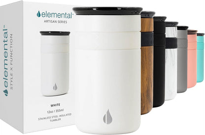 Artisan 16oz Triple-Wall Insulated Coffee Tumbler w/Ceramic Lid