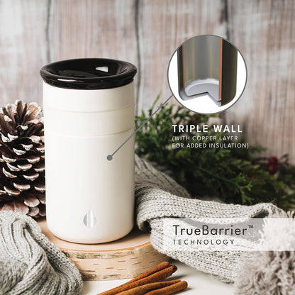Artisan 16oz Triple-Wall Insulated Coffee Tumbler w/Ceramic Lid