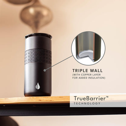 Artisan 16oz Triple-Wall Insulated Coffee Tumbler w/Ceramic Lid