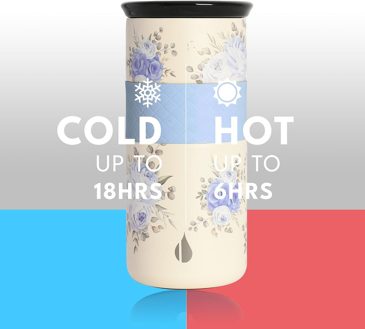 Artisan 16oz Triple-Wall Insulated Coffee Tumbler w/Ceramic Lid