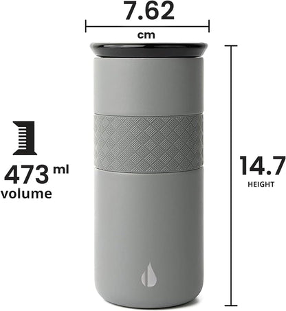 Artisan 16oz Triple-Wall Insulated Coffee Tumbler w/Ceramic Lid