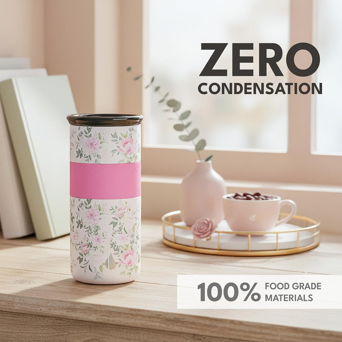 Artisan 16oz Triple-Wall Insulated Coffee Tumbler w/Ceramic Lid