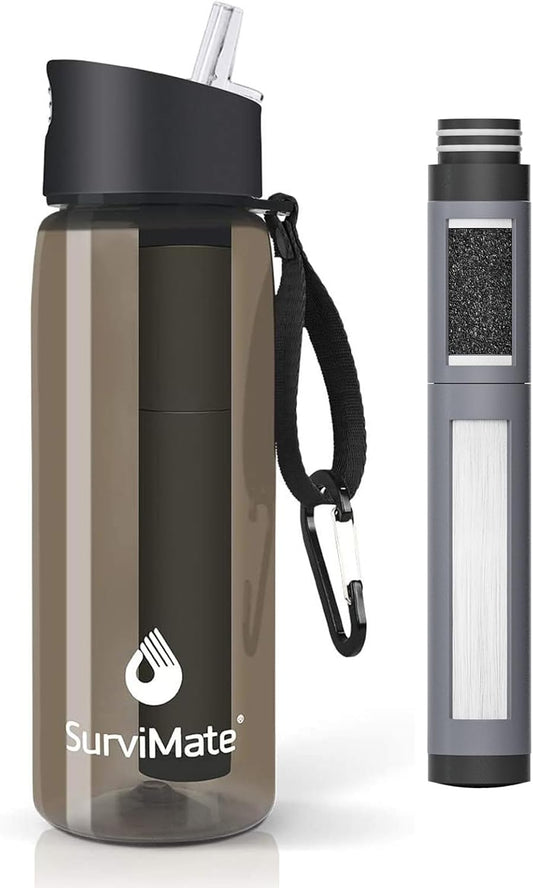 5-Stage 0.01μm Ultra-Filtration Filtered Water Bottle BPA-Free