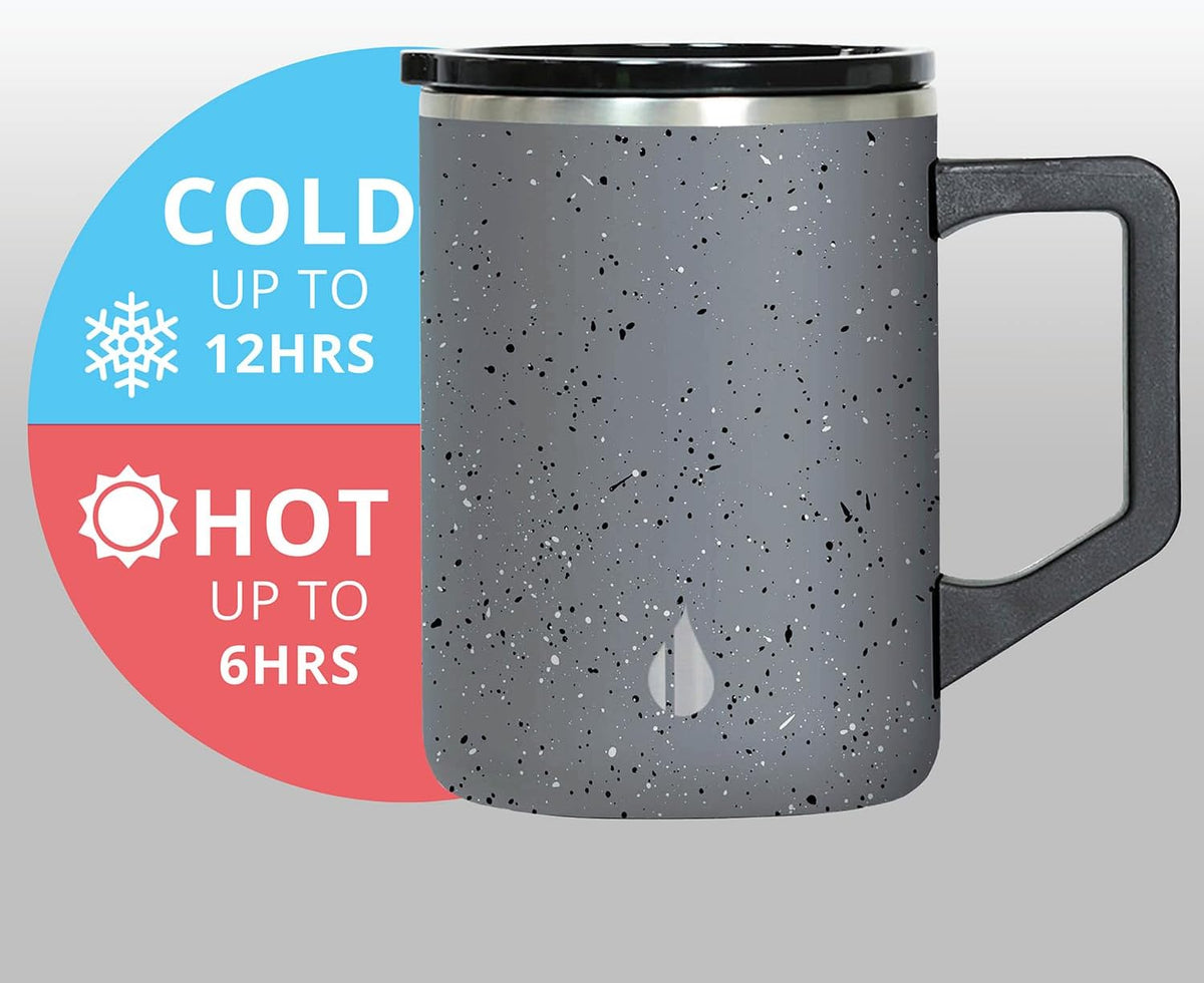 Summit 16oz Insulated Coffee Mug Stainless Steel Cup w/Lid