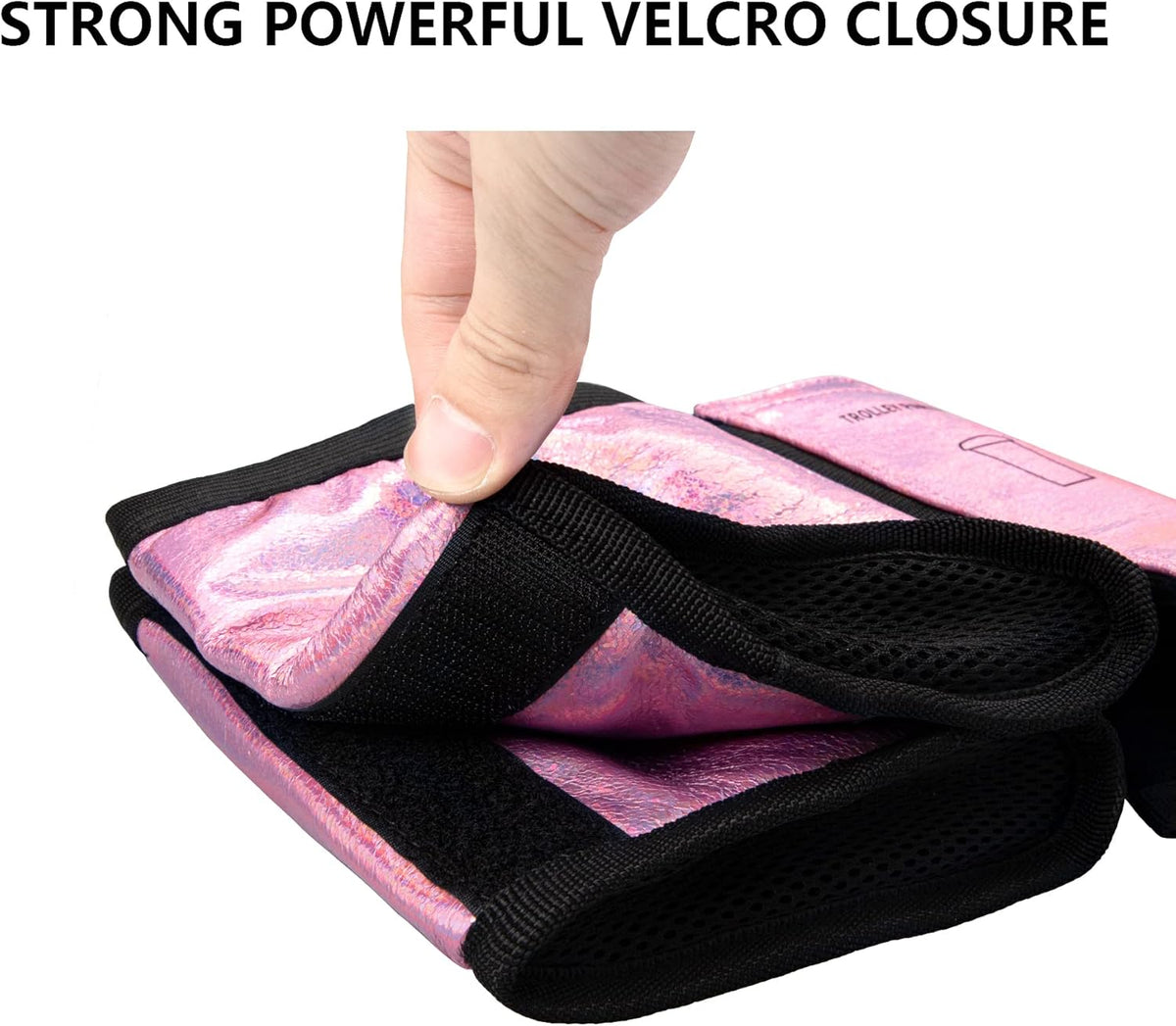 Luggage Travel Cup Holder Free Hand Drink Carrier - Hold Two Coffee Mugs - Fits Roll on Suitcase Handles - Gifts for Flight Attendants Travelers Accessories Carbon Black