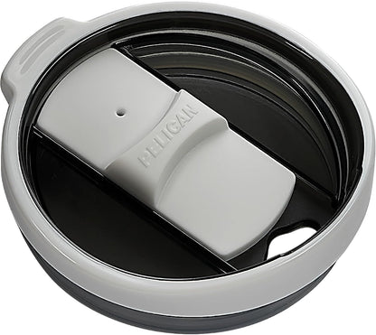 Pelican Ridge™ 18 oz Vacuum Insulated Tumbler - Recycled Stainless Steel Double Wall Travel with Dual Lid, Powder Coated Insulated Coffee Mug For Hot Cold Drinks, Jet Black