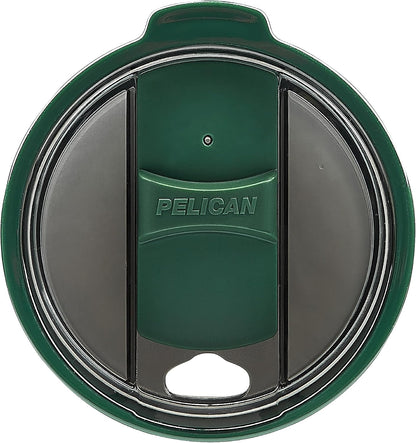 Pelican Ridge™ 18 oz Vacuum Insulated Tumbler - Recycled Stainless Steel Double Wall Travel with Dual Lid, Powder Coated Insulated Coffee Mug For Hot Cold Drinks, Jet Black