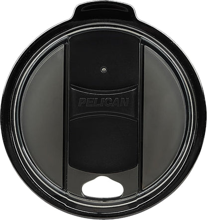 Pelican Ridge™ 18 oz Vacuum Insulated Tumbler - Recycled Stainless Steel Double Wall Travel with Dual Lid, Powder Coated Insulated Coffee Mug For Hot Cold Drinks, Jet Black