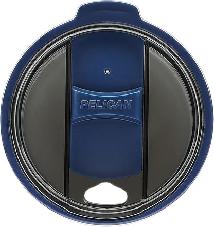 Pelican Ridge™ 18 oz Vacuum Insulated Tumbler - Recycled Stainless Steel Double Wall Travel with Dual Lid, Powder Coated Insulated Coffee Mug For Hot Cold Drinks, Jet Black