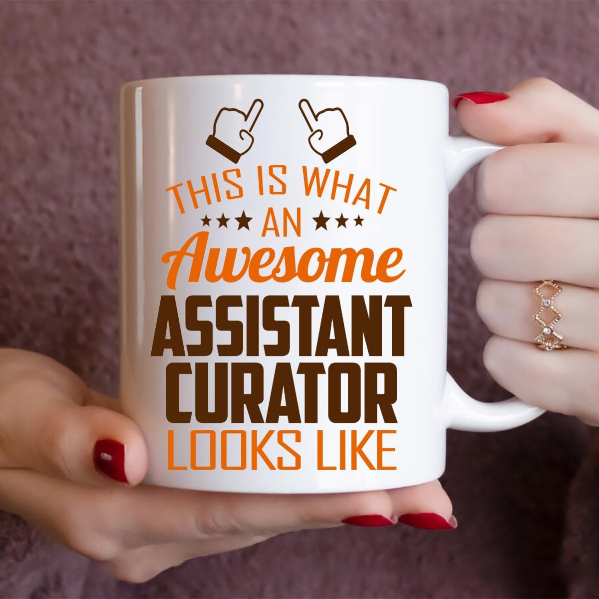 Awesome Assistant Curator Mug 11oz Gift for Work Office, Coworker | This Is What an Awesome Assistant Curator Looks Like, 11oz White Ceramic Coffee Cup