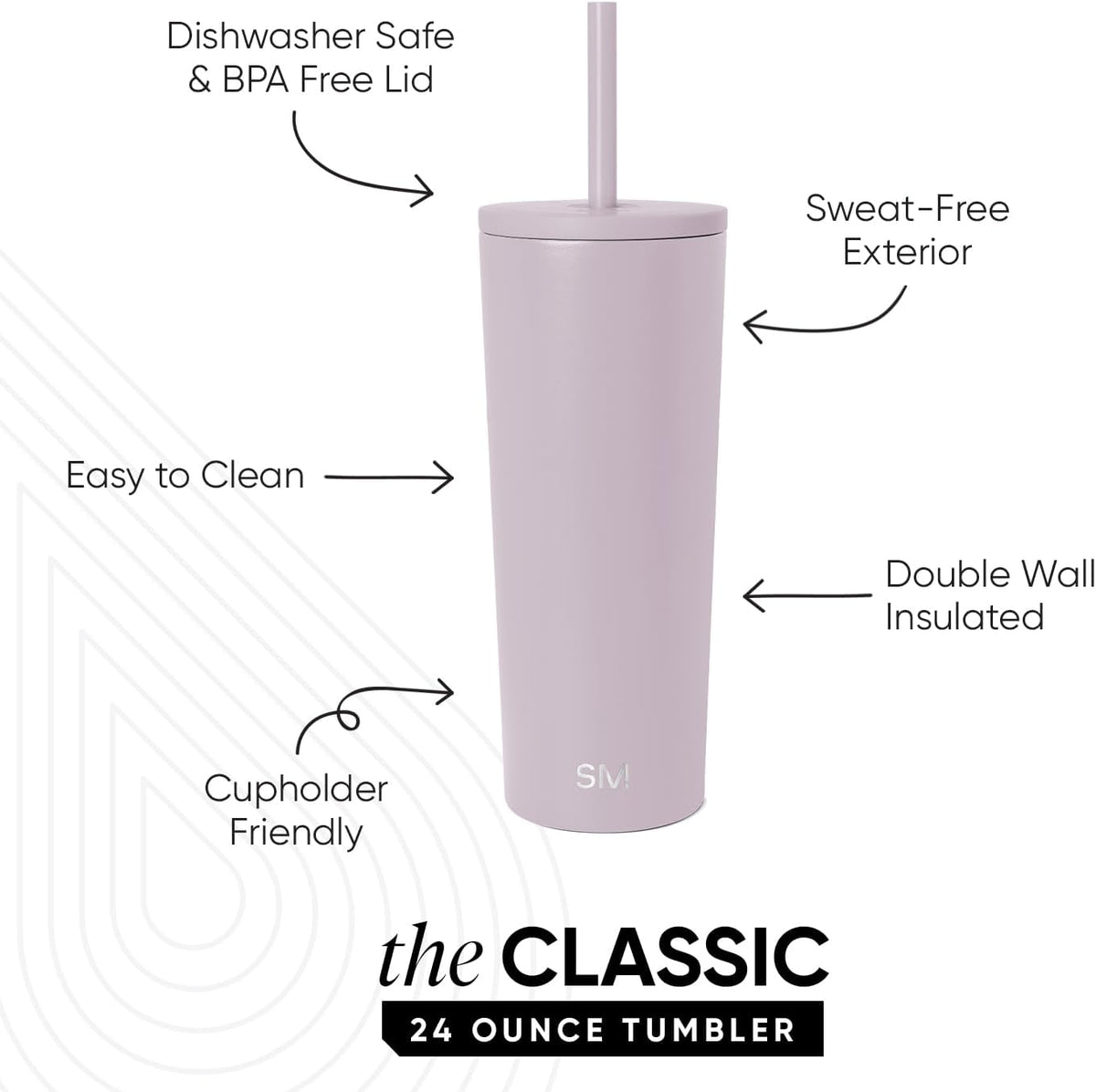 Iced Coffee Tumbler, Insulated | 24oz | Tie Dye