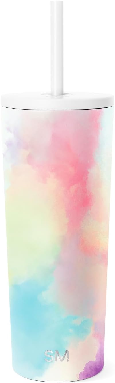 Iced Coffee Tumbler, Insulated | 24oz | Tie Dye