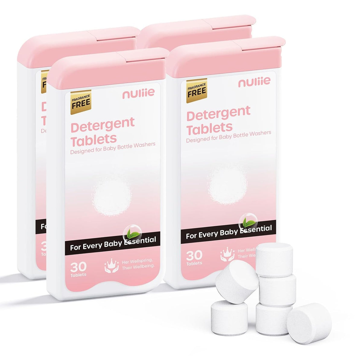120PCS Detergent Tablets for Momcozy, Baby Brezza, GROWNSY Washer