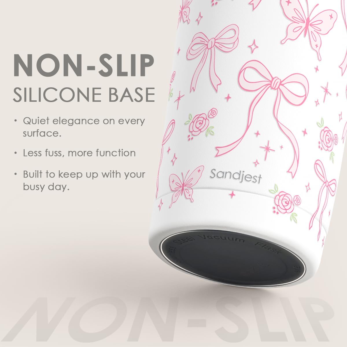 SANDJEST Pickleball Tumbler 20oz, Stainless Steel Travel Cup with Lid, Insulated Coffee Mug, Pickleballs Gifts for Women Girls Friends Sisters Players on Birthday Christmas