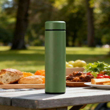 PARACITY Insulated Water Bottle,15 oz Stainless Steel Thermo, Double Wall Vacuum Water Bottle, Metal Water Bottle Keeps Hot for 12 Hrs, Cold for 24 Hrs, for Coffee, Drinks