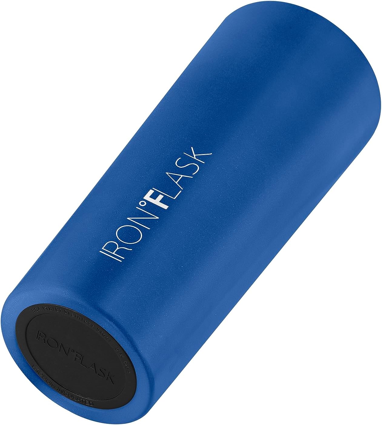 IRON °FLASK Classic Tumbler - Vacuum Insulated Stainless Steel Water Bottle, Double Walled, Drinking Cup, Insulated Travel Mug (Cobalt, 24 oz Solid Lid)