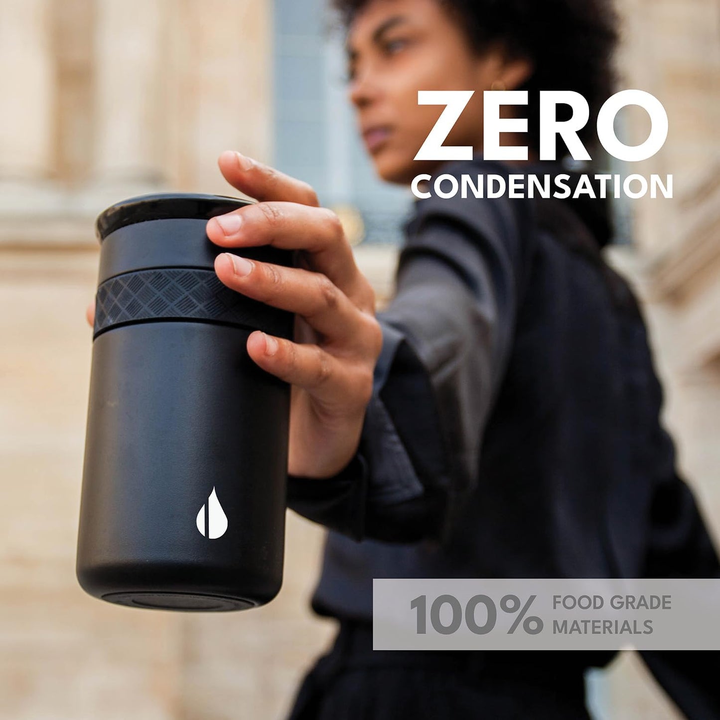 Elemental Artisan Insulated Tumbler, Triple Wall Coffee Travel Mug, Reusable Stainless Steel Coffee Tumbler with Ceramic Lid, Thermal Coffee Cups for Hot (6 Hrs) & Cold (18 Hrs), 16oz - Forest Green