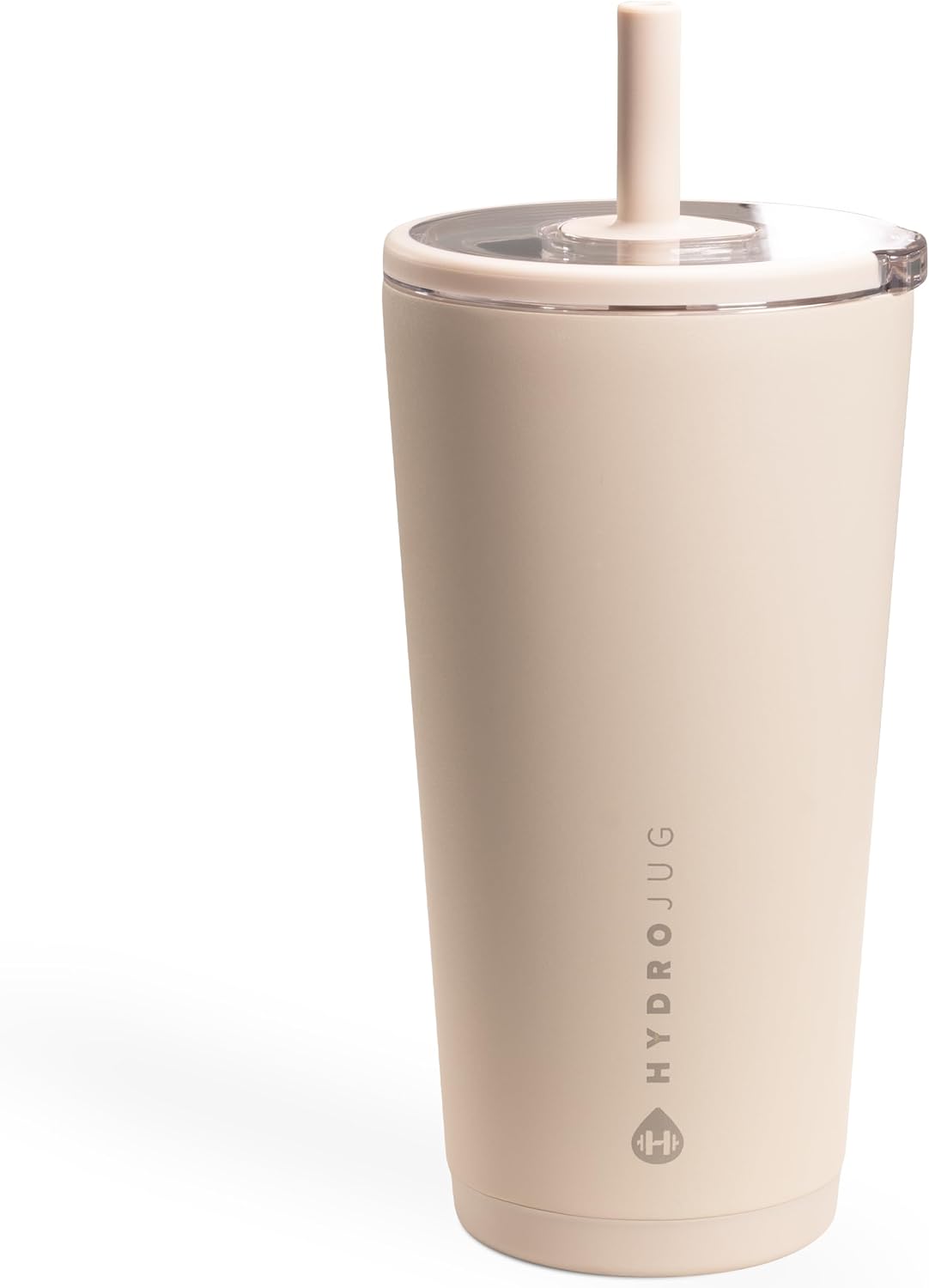 HydroJug Everyday Tumbler 20 oz – Ceramic-Lined Insulated Tumbler with Straw and Soft-Touch Lid, Cup Holder Friendly, Double-Wall Vacuum Insulation, Reusable Travel Cup – Rodeo