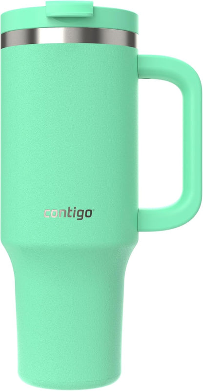 Contigo Streeterville 40oz Tumbler, Stainless Steel Vacuum Insulated, Leak-Proof, Cold for 29 Hours, Reef
