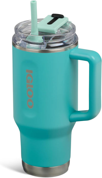 Igloo 20 oz Stainless Steel Tumbler | Sport Sipper Bottle | Thrift Pink