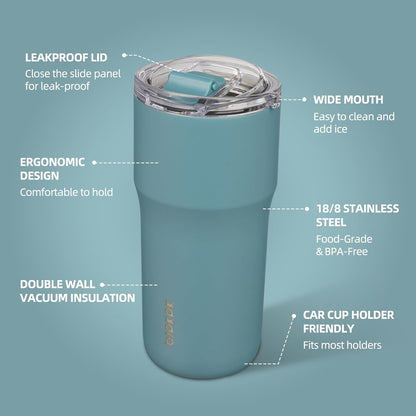 BJPKPK Insulated Tumbler,20oz Stainless Steel Tumbler with lid,Double Wall Travel Coffee Mug Thermal Cup,Keep Drinks Cold and Hot,Lavender