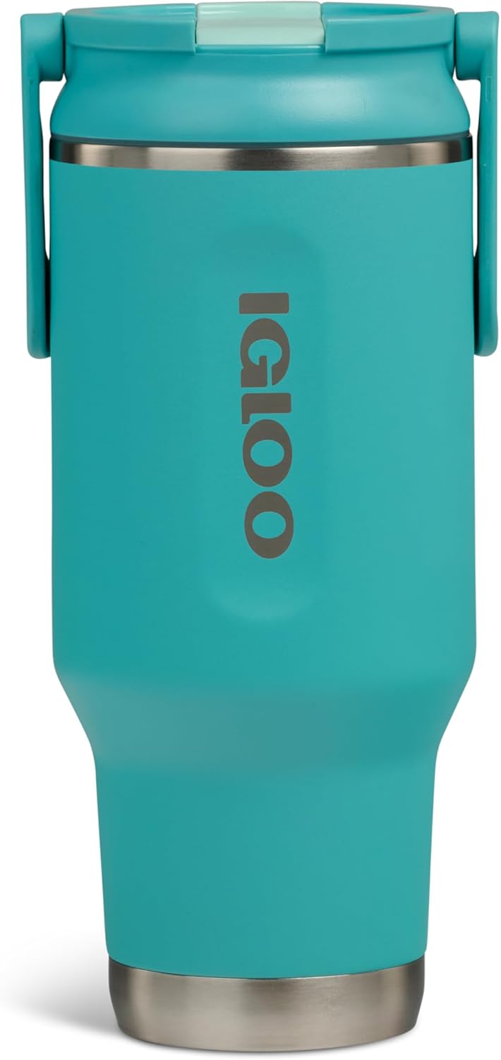 Igloo 20 oz Stainless Steel Tumbler | Sport Sipper Bottle | Thrift Pink