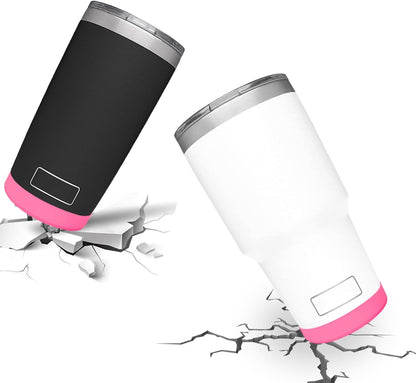 Silicone Boot Sleeve for YETI Tumbler 30 oz, 20 oz - Safer Protection and Less Noise for Yeti Coffee Mug Cup 20oz 30 oz - Dishwasher Safe