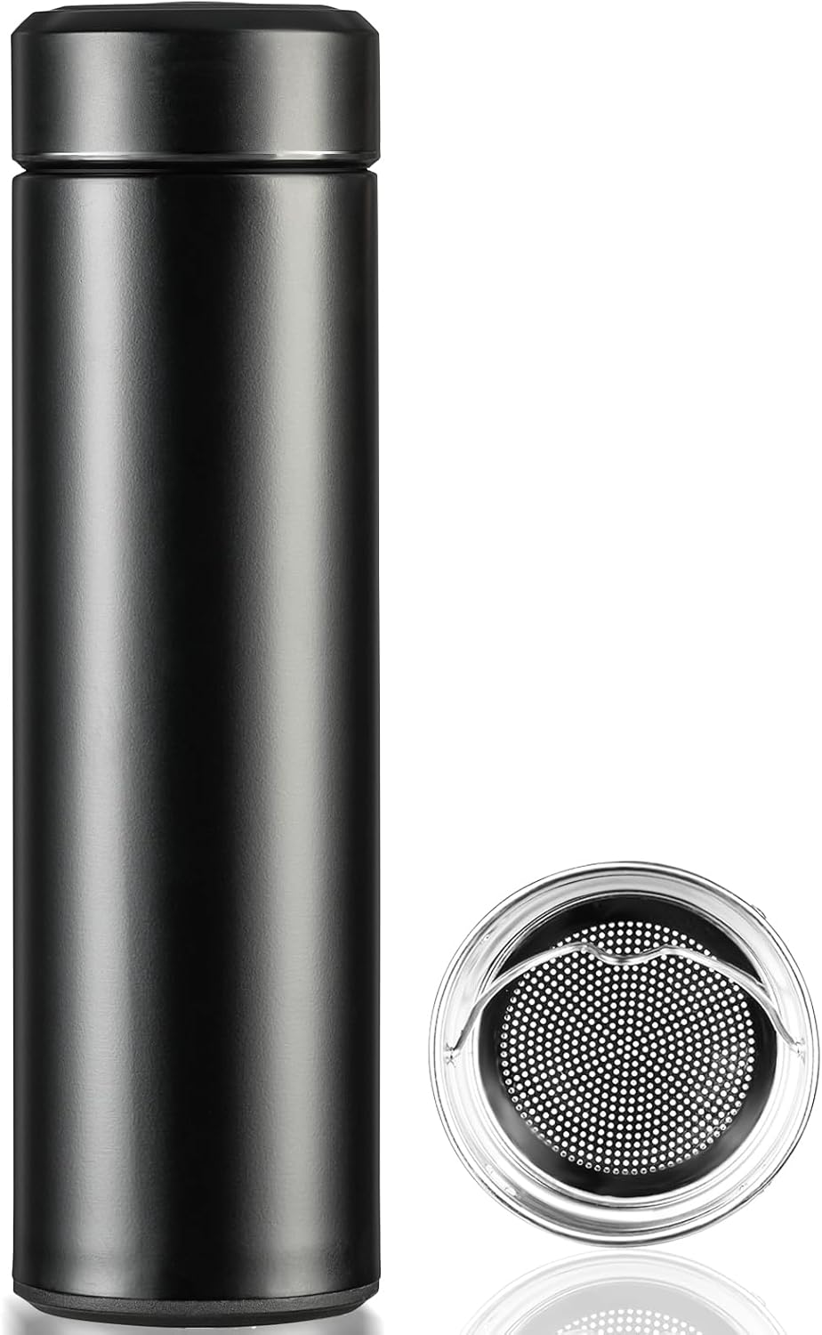 PARACITY Insulated Water Bottle,15 oz Stainless Steel Thermo, Double Wall Vacuum Water Bottle, Metal Water Bottle Keeps Hot for 12 Hrs, Cold for 24 Hrs, for Coffee, Drinks