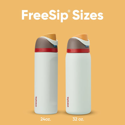 Owala FreeSip Insulated Stainless Steel Water Bottle with Straw, BPA-Free Sports Water Bottle, Great for Travel, 32 Oz, Denim