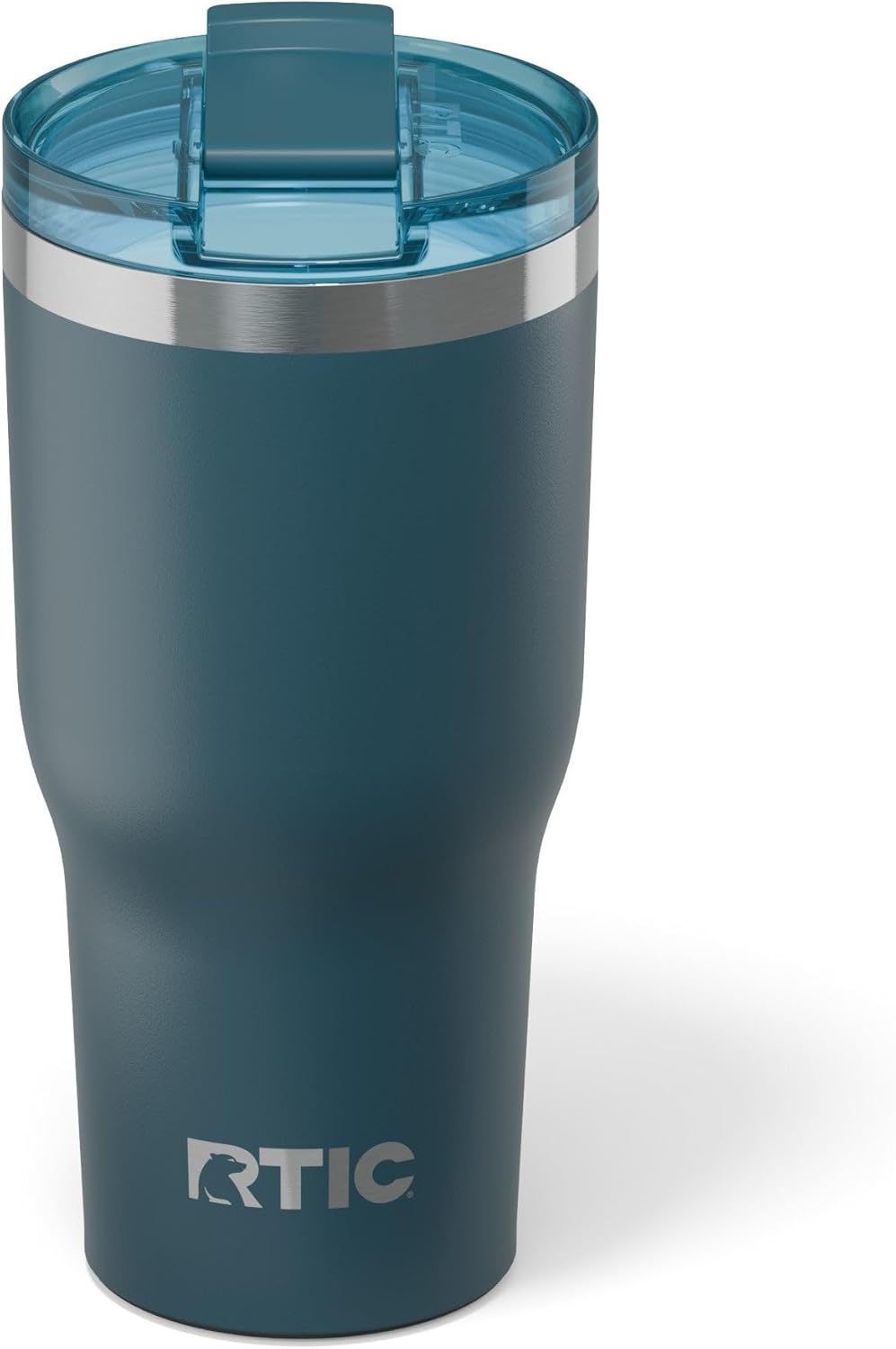 RTIC 20oz Essential Tumbler with Lid, Ceramic Lined, Insulated, Stainless Steel, Metal, Double Wall Vacuum-Insulation, Travel Cup for Iced Coffee, Tea, Hot and Cold Drink, Graphite