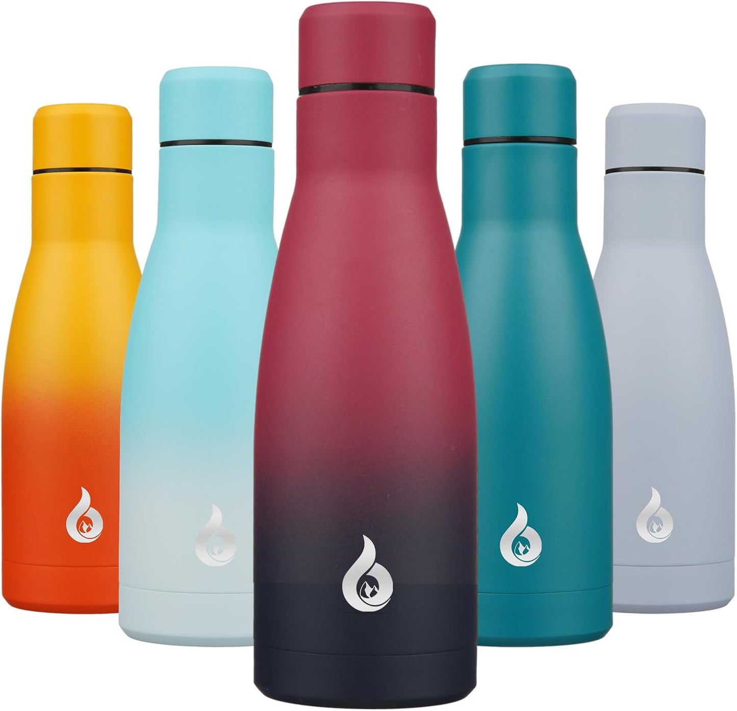 BJPKPK Insulated Water Bottle 12oz Small Stainless Steel Water Bottles Reusable Metal Thermal Keep Cold and Hot,Dreamy Purple - Colors B