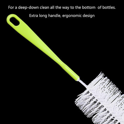 TISSA Long Bottle Cleaning Brush 18" Extra Long x 2.17" Extra Wide Brush for Washing Beer Wine Brewing Bottles Decanter, Water Bottle Brush Washer(1 Piece)