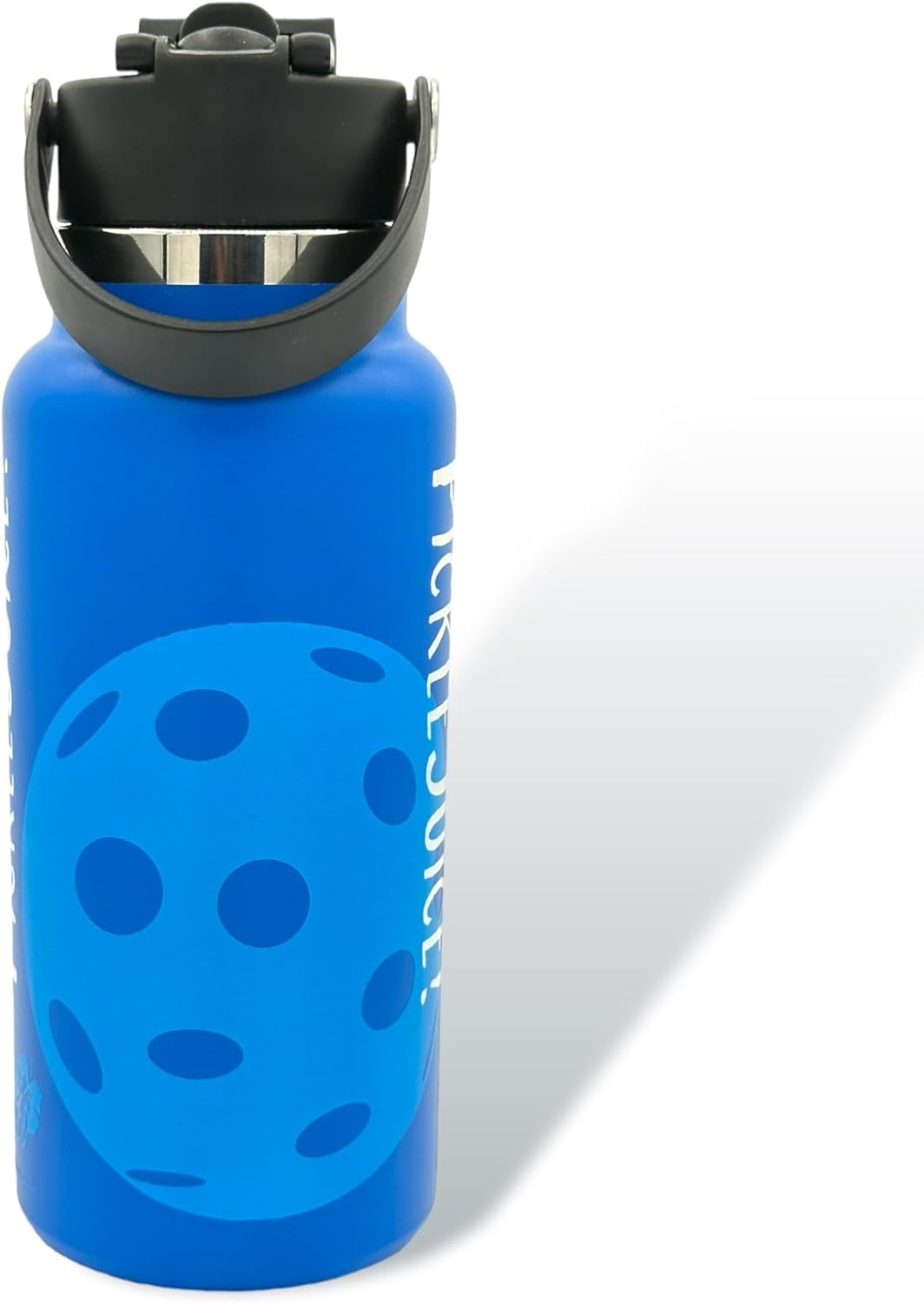 Maui Pickleball Co.™ Pickleball Water Bottle 32oz Insulated Stainless Steel Water Bottle PickleBall Accessories Pickleball Gifts Sip/Swig Lid with Carry Handle