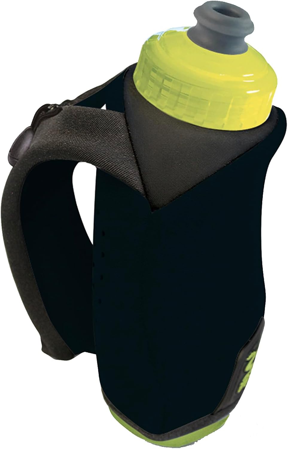 Amphipod Hydraform Ergo-Lite Handheld Water Bottle, BPA-Free Minimalist Insulated Hydration for Ultra-Running & Walking - Charcoal - 10.5 oz