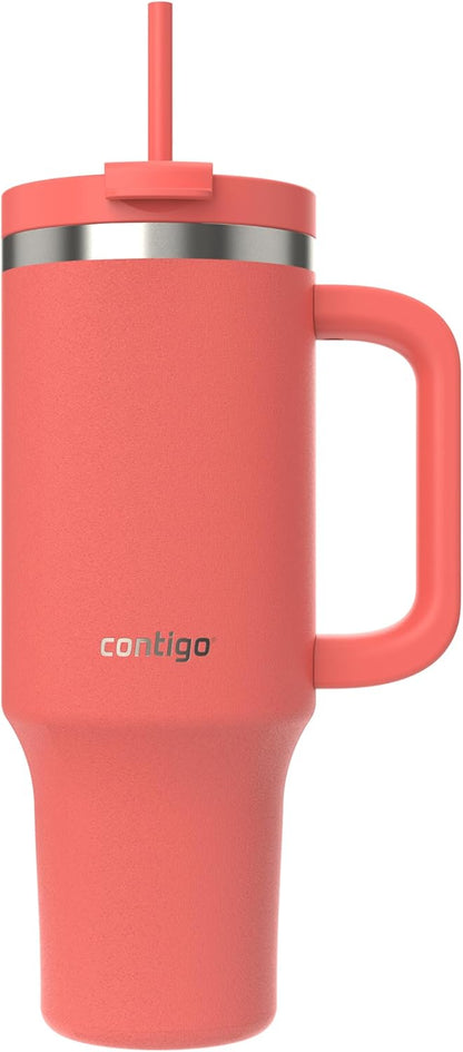 Contigo Streeterville 40oz Tumbler, Stainless Steel Vacuum Insulated, Leak-Proof, Cold for 29 Hours, Reef