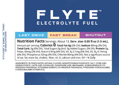 Cirkul FitSip Electrolytes Flavor Water Variety Pack, Makes 36 Drinks, No Sugar, Zero Calorie Drink Mix, (2 Mixed Berry, 2 White Cherry, 2 Orange Tangerine)