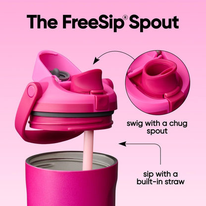 Owala FreeSip Sway Insulated Stainless Steel Water Bottle with Two-Way Spout, Built-In Straw and Bucket Handle, Made for Travel, School, and Sports, 30oz, BPA Free, Leak Proof, Daybreak