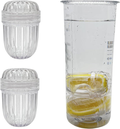 2PCS Fruit Infuser Insert,Flower Tea Infuser for Wide Mouth Water Bottles,Compatible with Stanley,Hydro Flask,Iron Flask, Takeya, ThermoFlask and Similar