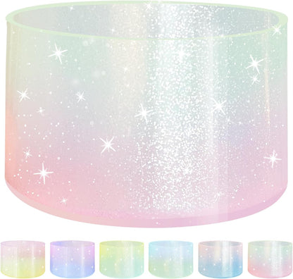 Jelly Luster Glitter Silicone Transparent Boot for Stanley 20-40oz, Compatible with Hydro Flask or Other Water Bottle Tumbler, 2.85-3.0 inch Protective Anti-Slip Bottom Sleeve Cover