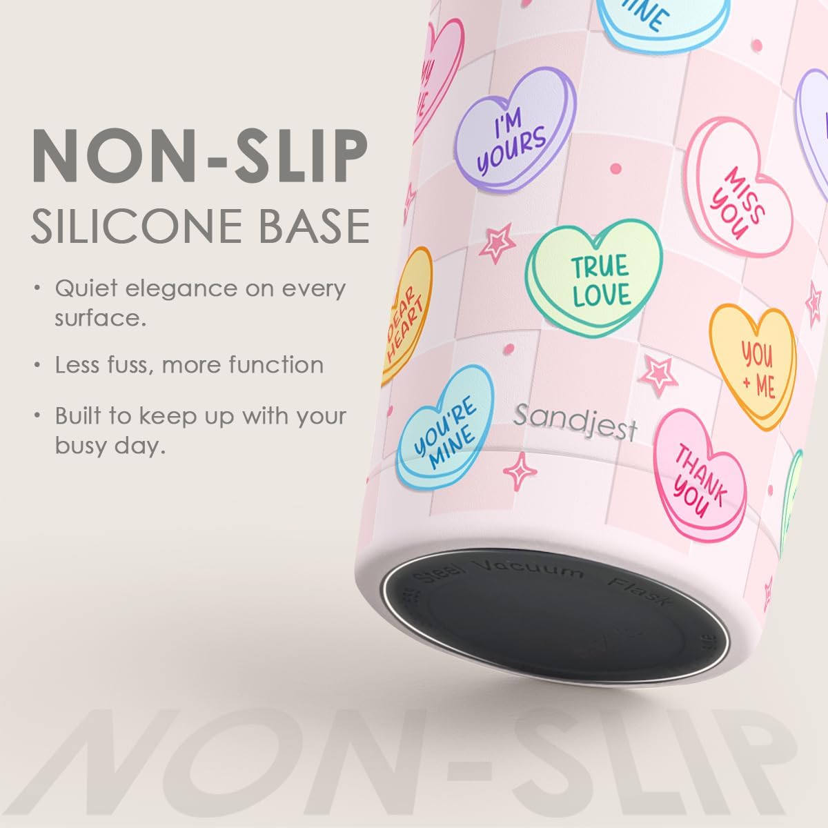 SANDJEST Pickleball Tumbler 20oz, Stainless Steel Travel Cup with Lid, Insulated Coffee Mug, Pickleballs Gifts for Women Girls Friends Sisters Players on Birthday Christmas