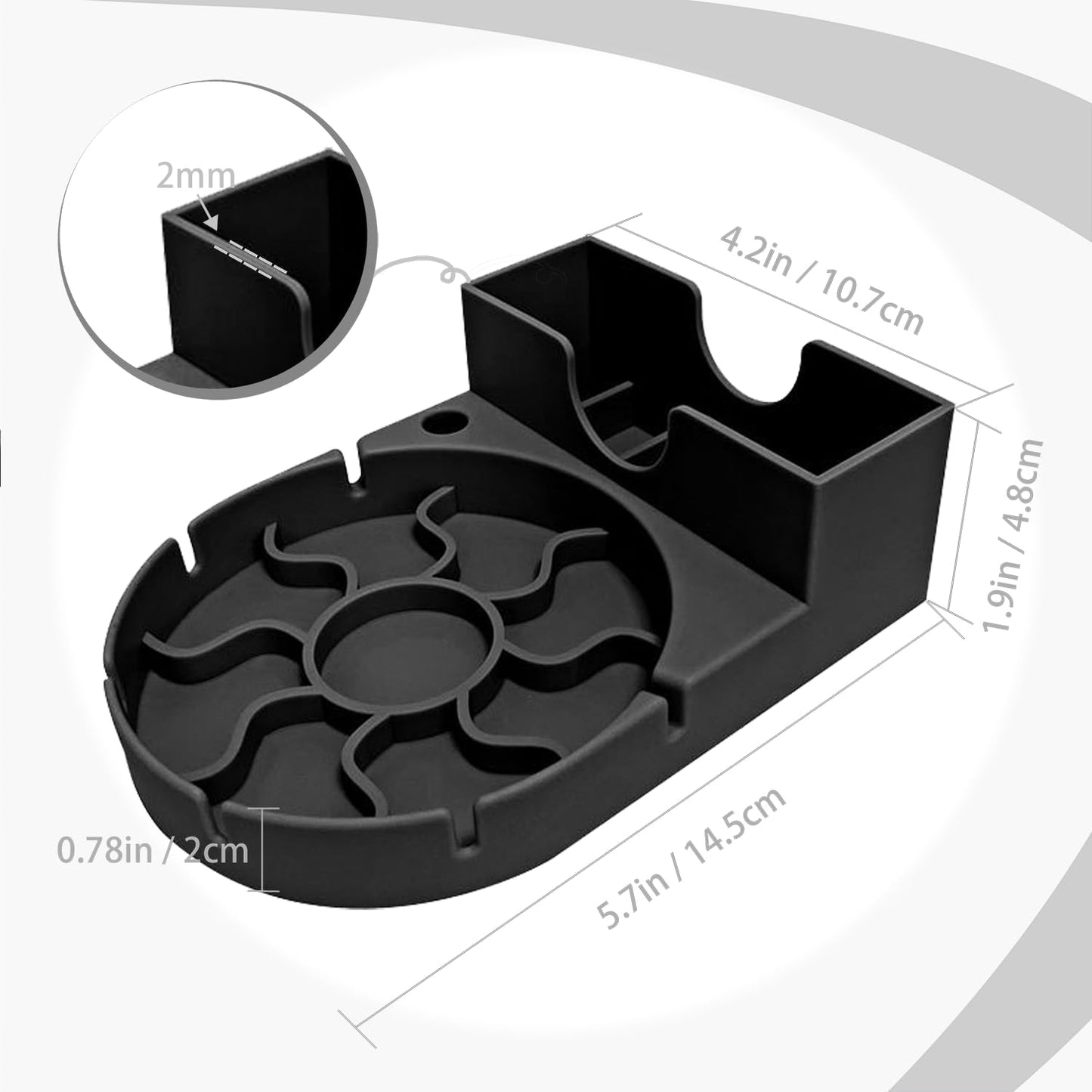 WORBSS Silicone Drying Rack for Stanley Cup 20 30 40oz Tumbler & Hydro Flask & Simple Modern Trek, Drain Rack Accessories for Water Bottles Tumblers Cups Mugs Glasses ,or Straw and Cup Lid