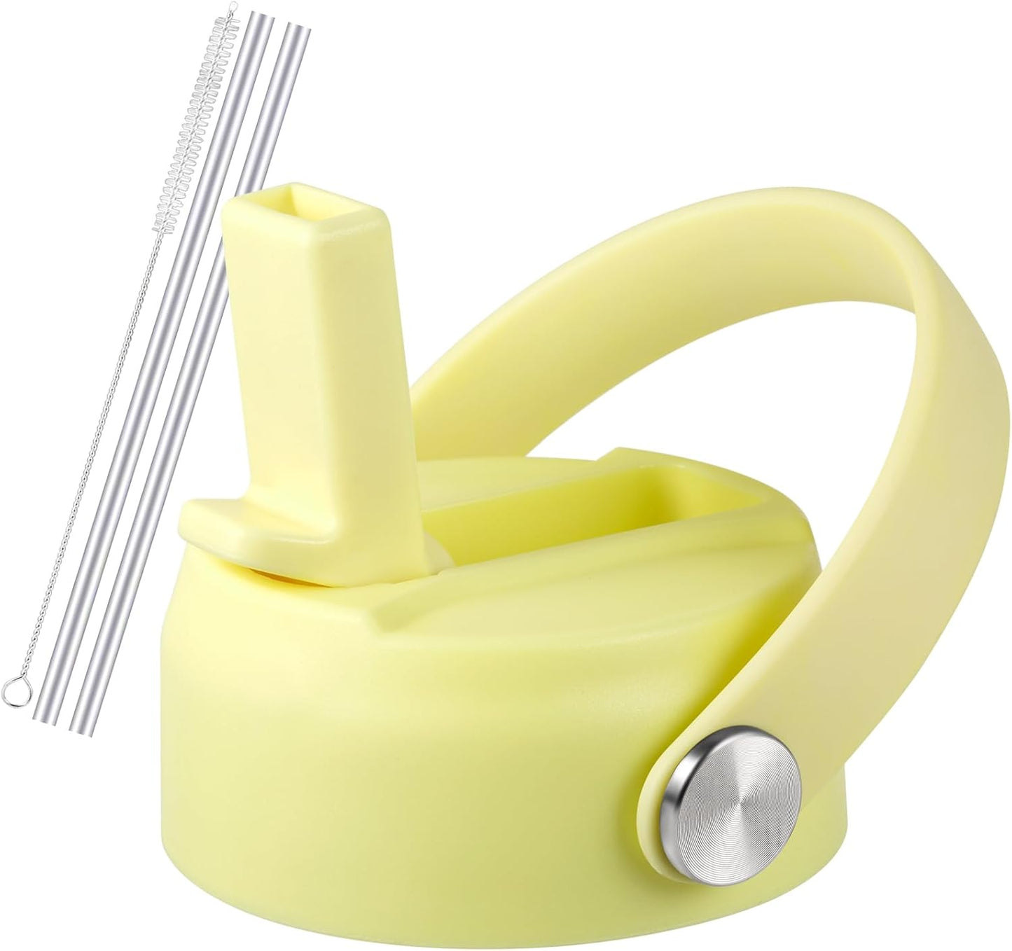 RRegeny Straw Lid for Hydro Flask Wide Mouth 32 40 oz, Lids with Flexible Handle compatible with HydroFlask, Replacement Sports Flex Cap Wide Mouth Top