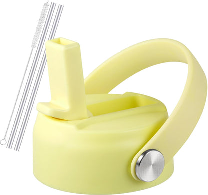 RRegeny Straw Lid for Hydro Flask Wide Mouth 32 40 oz, Lids with Flexible Handle compatible with HydroFlask, Replacement Sports Flex Cap Wide Mouth Top