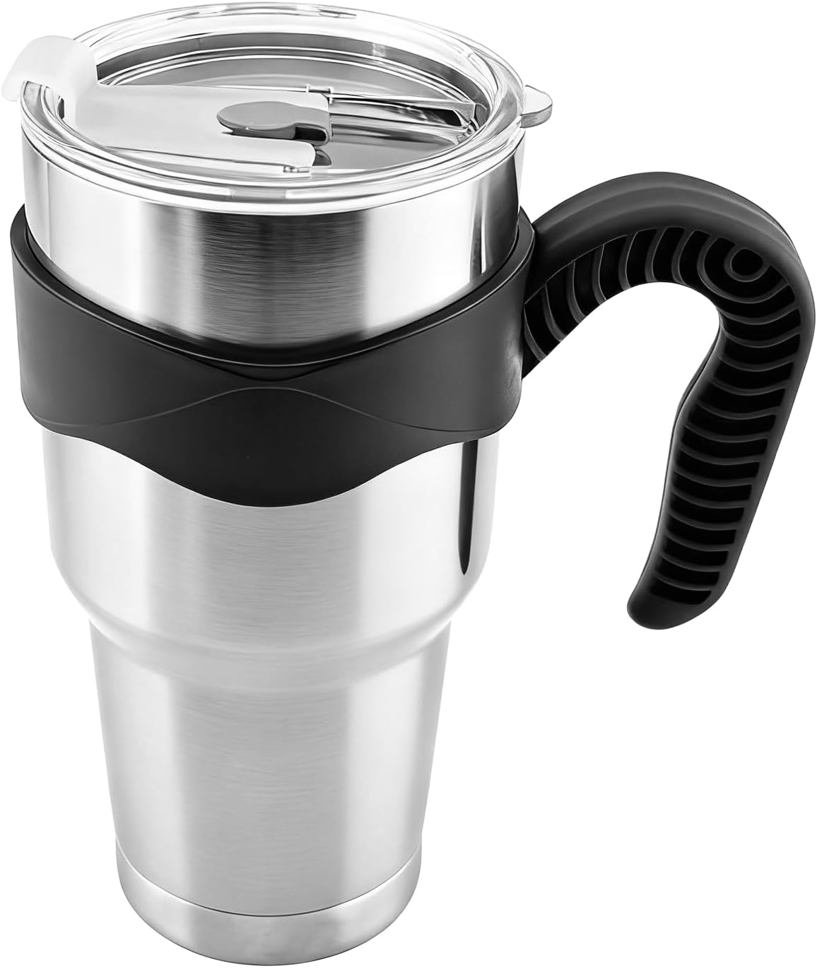 GGQ 30oz Insulated Tumbler with Handle Food-Grade 304 Stainless Steel with Lid,Straw and Cleaning Brush,Double Wall Cup for Hot & Cold Beverages,Leak-Proof Sweat-Proof Travel Coffee Cup (Green)