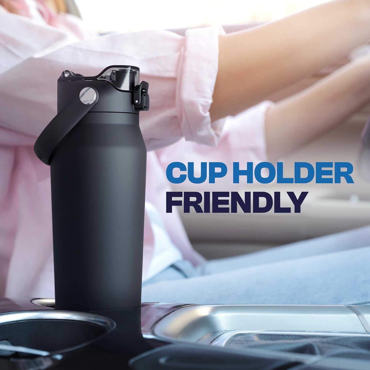 Frost Buddy 24oz Insulated Water Bottle with Straw & Chug Lid | Leak-Proof Stainless Steel | 24-Hours Cold | Sweat-Proof, Cup Holder Friendly | Ideal for Gym, Travel, Sports & Everyday Hydration - Colors A