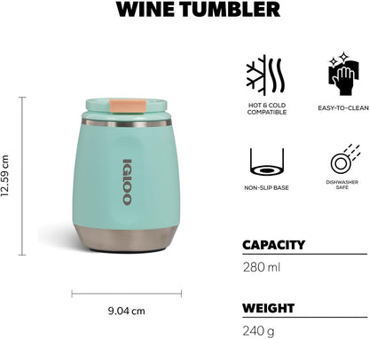 Igloo 20 oz Stainless Steel Tumbler | Sport Sipper Bottle | Thrift Pink