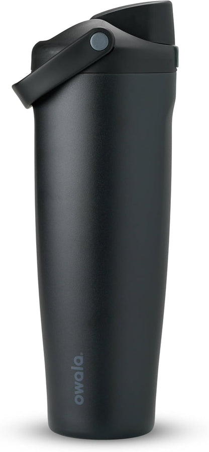 Owala FreeSip Sway Insulated Stainless Steel Water Bottle with Two-Way Spout, Built-In Straw and Bucket Handle, Made for Travel, School, and Sports, 30oz, BPA Free, Leak Proof, Daybreak