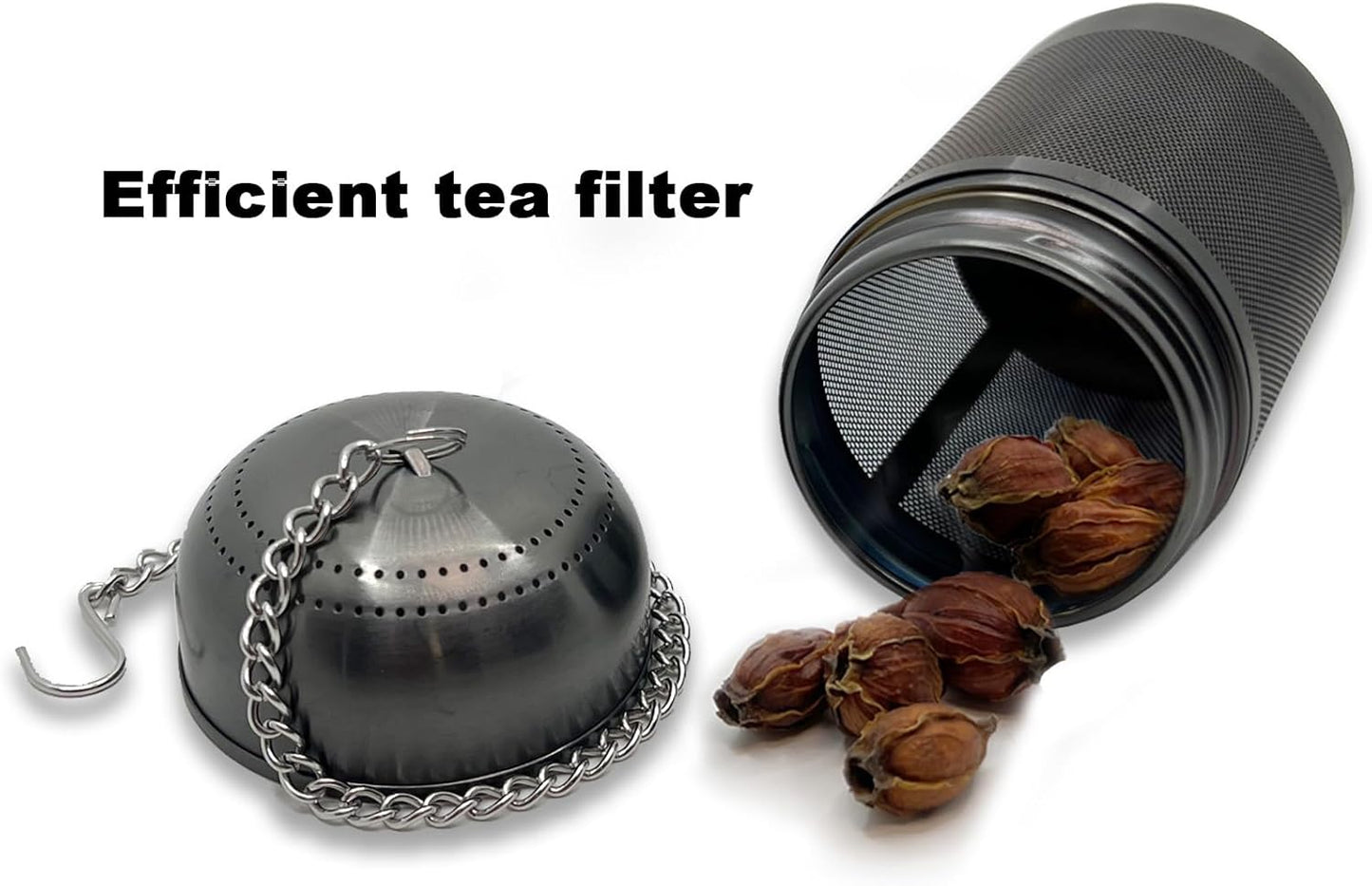2PCS Fruit Infuser Insert,Flower Tea Infuser for Wide Mouth Water Bottles,Compatible with Stanley,Hydro Flask,Iron Flask, Takeya, ThermoFlask and Similar