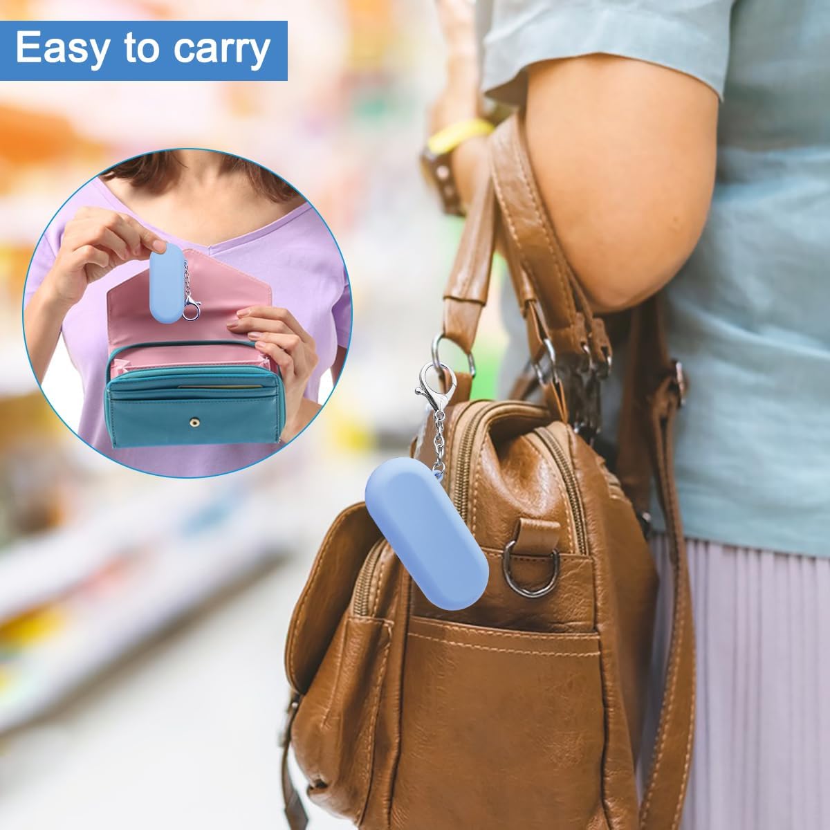 2 Set Silicone Straws with Case, Reusable Travel Straw Cruise Ship Essentials, Foldable Portable Straw + Deep Cleaning Brush + Carry Case with Keychain, for Travel & Party Cold or Hot (Pink & Blue)